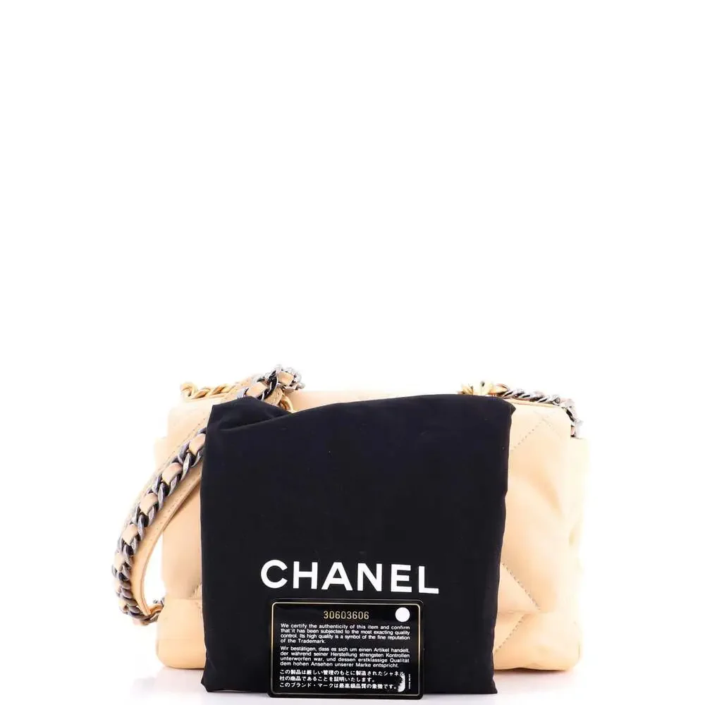 Chanel 19 Flap Bag Quilted Leather #256629C48B - Picture 2 of 8